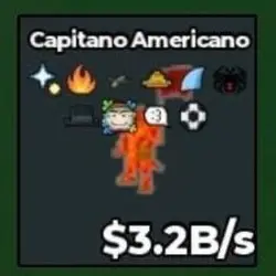 Lava Capitano Americano 3.2B s 10 Good Trait And Rare reyst… — Roblox, лот №234468