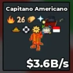 Lava Capitano Americano 3.6B s 26 Cake Trait Ahyar (Секретн… — Roblox, лот №234470