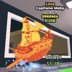 Lava Capitano Moby (Секретный персонаж) — Roblox, лот №234471