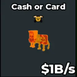 Lava Cash or Card 1 B s (Секретный персонаж) — Roblox, лот №234477