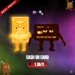 Lava Cash or Card 1.3B s (Секретный персонаж) — Roblox, лот №234478