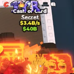 Lava Cash or Card 3.4B s (Секретный персонаж) — Roblox, лот №234481