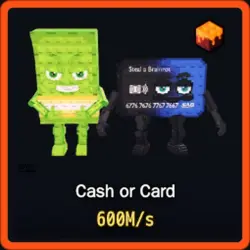 Lava Cash or Card 600M s (Секретный персонаж) — Roblox, лот №234483