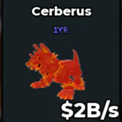 Lava Cerberus (f01961) (Секретный персонаж) — Roblox, лот №234489