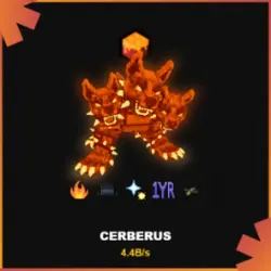 Lava Cerberus 4.4B s (Секретный персонаж) — Roblox, лот №234497
