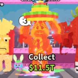 Lava Churrito Bunnito 1B s with 11 traits (Секретный персон… — Roblox, лот №234516