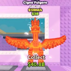 Lava Cigno Fulgoro 120 M s (Секретный персонаж) — Roblox, лот №234517