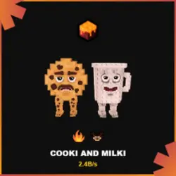 Lava Cooki and Milki 2.4B s (Секретный персонаж) — Roblox, лот №234522