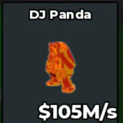 Lava DJ Panda $105M s (Секретный персонаж) — Roblox, лот №234524