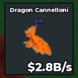 Lava Dragon Cannelloni 2.8B s with 1 YR Trait RAF (Секретны… — Roblox, лот №234532