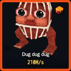Lava Dug dug dug 210M s (Секретный персонаж) — Roblox, лот №234537