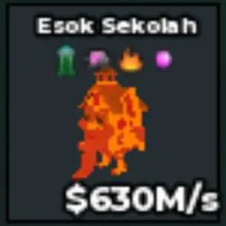 Lava Esok Sekolah 630 M S (Секретный персонаж) — Roblox, лот №234546
