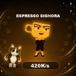 Lava Espresso Signora 420K s (Brainrot God персонаж) — Roblox, лот №234547
