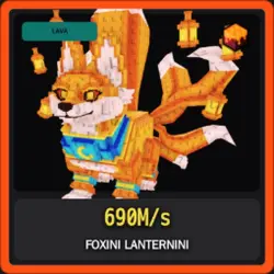 Lava Foxini Lanternini 690M s (Секретный персонаж) — Roblox, лот №234562