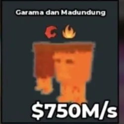 Lava Garama and Madundung 750M s #alm (Секретный персонаж) — Roblox, лот №234576