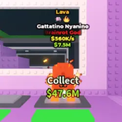 Lava Gattatino Nyanino 560 K s (2 TRAITS) (Brainrot God пер… — Roblox, лот №234579
