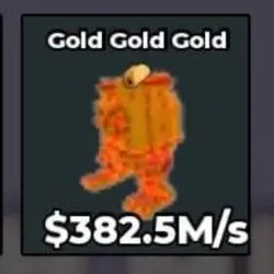 Lava Gold Gold Gold 382.5M s reystr (Секретный персонаж) — Roblox, лот №234584
