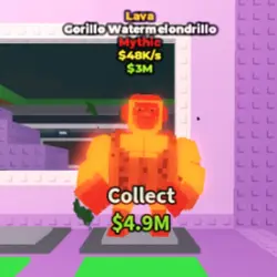 Lava Gorillo Watermelondrillo 48 K s (Мифический персонаж) — Roblox, лот №234586