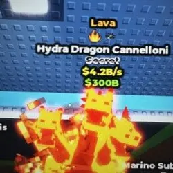 Lava Hydra Dragon Cannelloni 4.2 b s (Секретный персонаж) — Roblox, лот №234595