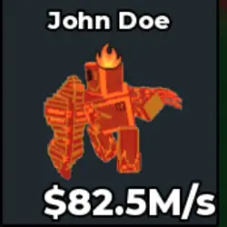 Lava John Doe 82.5 M s (Секретный персонаж) — Roblox, лот №234597