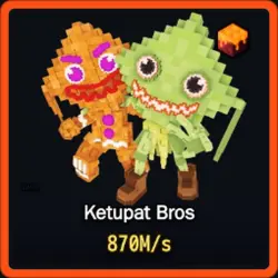 Lava Ketupat Bros 870M s (Секретный персонаж) — Roblox, лот №234605