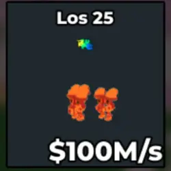 Lava Los 25 100 M s (Секретный персонаж) — Roblox, лот №234638