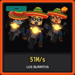 Lava Los Burritos 51M s (Секретный персонаж) — Roblox, лот №234658