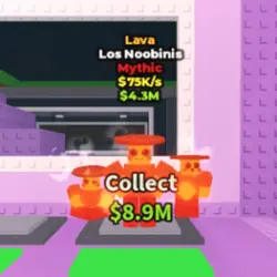 Lava Los Noobinis 75 K s (Мифический персонаж) — Roblox, лот №234674