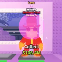 Lava Matteo 450 K s (1 TRAIT) (Brainrot God персонаж) — Roblox, лот №234696