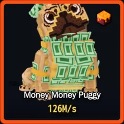 Lava Money Money Puggy 126M s (Секретный персонаж) — Roblox, лот №234703