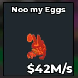 Lava Noo my Eggs 42 M s (Секретный персонаж) — Roblox, лот №234709