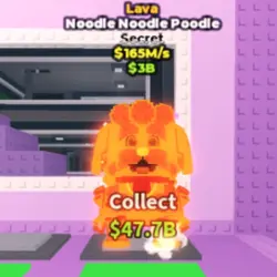 Lava Noodle Noodle Poodle 165 M s (Секретный персонаж) — Roblox, лот №234715