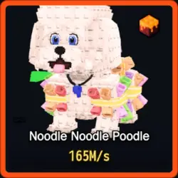 Lava Noodle Noodle Poodle 165M s (Секретный персонаж) — Roblox, лот №234716