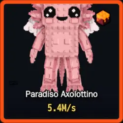 Lava Paradiso Axolottino 5.4M s (Секретный персонаж) — Roblox, лот №234740