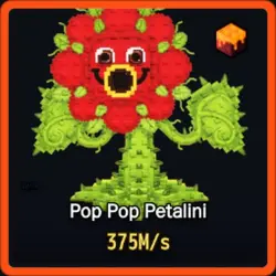 Lava Pop Pop Petalini 375M s (Секретный персонаж) — Roblox, лот №234714