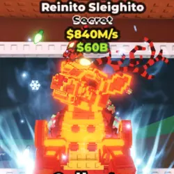 Lava Reinito Sleighito (Секретный персонаж) — Roblox, лот №234735