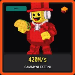 Lava Sammyni Fattini 420M s (Секретный персонаж) — Roblox, лот №234744