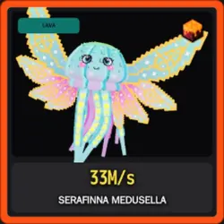 Lava Serafinna Medusella 33M s (Секретный персонаж) — Roblox, лот №234753