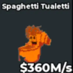 Lava Spaghetti Tualetti (Секретный персонаж) — Roblox, лот №234756