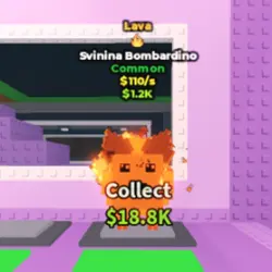 Lava Svinina Bombardino (FIRE TRAIT) (Обычный персонаж) — Roblox, лот №234768