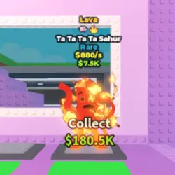 Lava Ta Ta Ta Ta Sahur (2 TRAITS) (Редкий персонаж) — Roblox, лот №234803