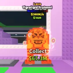 Lava Tigroligre Frutonni 360 K s (Brainrot God персонаж) — Roblox, лот №234883