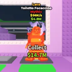 Lava Toiletto Focaccino 96 K s (Мифический персонаж) — Roblox, лот №234894