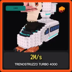 Lava Trenostruzzo Turbo 4000 2M s (Секретный персонаж) — Roblox, лот №234780