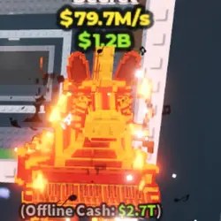 Lava Zebrino Pianino - 79.7M s - Secret - Fire (Секретный п… — Roblox, лот №234858
