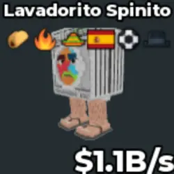 Lavadorito Spinito - 345 (Секретный персонаж) — Roblox, лот №234903