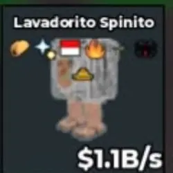 lavadorito spinito 1.1bs nob (Секретный персонаж) — Roblox, лот №234772