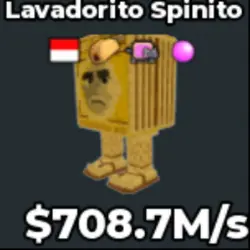 Lavadorito Spinito 427 (Секретный персонаж) — Roblox, лот №234874
