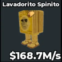 Lavadorito Spinito 430 (Секретный персонаж) — Roblox, лот №234877