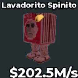 Lavadorito Spinito 458 (Секретный персонаж) — Roblox, лот №234919